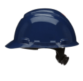 3M™ SecureFit™ Hard Hat H-710SFR-UV, Navy Blue, 4-Point Pressure Diffusion Ratchet Suspension, with UVicator, 20 ea/Case