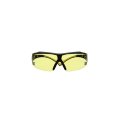 3M™ SecureFit™ 400 Series Safety Glasses SF403XSGAF-YEL, Yellow/Black, Amber Scotchgard™ Anti-Fog/Anti-Scratch Lens, 20 EA/Case