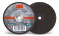 3M 87457 Silver Cut-Off Wheel, T1, 3 in x .035 in x 1/4 in, 25 per inner 50 per case