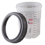 3M 16115 PPS Cup & Collar, 8/Case