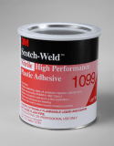 3M 1099 Nitrile High Performance Plastic Adhesive Tan, 1 Gallon, 4 per case