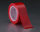 3M 471 Vinyl Tape Red, 1/2 in x 36 yd 5.2 mil, 72 per case Bulk