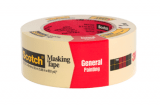 3M 2050-48A-BK Scotch Greener Masking Tape for Performance Painting, 1.88 in x 60.1 yd (48 mm x 55 m) Bulk