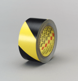 3M 5702 Safety Stripe Tape Black/Yellow, 2 in x 36 yd 5.4 mil, 24 per case Bulk