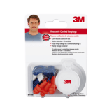 3M 90716-3-10DC Corded Reusable Earplugs, 3 pairs with case/pack, 10 packs/case