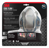 3M 65023QLHA1C-PS Professional Multi-Purpose Respirator with Quick Latch, 1/pk, 4 pks/case