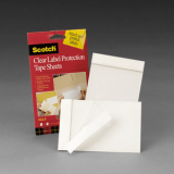 3M 822P Tape Sheets Clear, 4 in x 6 in, 2 pads per pack 60 per case