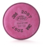 3M 2097 Particulate Filter/07184(AAD), P100, with Nuisance Level Organic Vapor Relief 100 EA/Case