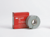 3M 70-1x30FT Scotch Self-Fusing Silicone Rubber Electrical Tape 70, 1 in x 30 ft, Sky Blue/Gray, 24 rolls/case