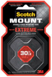 Scotch-Mount™ Extreme Double-Sided Mounting Tape 414H-48, 1 in x 48 in, 6/Case