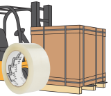 Scotch® High Tack Box Sealing Tape 311+, Clear, 48 mm x 1500 m, 162 rolls/pallet