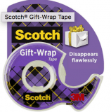 Scotch® GiftWrap Tape 15, 3/4 in x 650 in, 144 Rolls/Case
