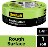 Scotch® Rough Surface Painter's Tape, 36mm x 55m, 24 rolls/case