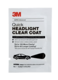 3M 32516 Quick Headlight Clear Coat Wipe, 9.45 oz (268 g), 40 wipes per box, 1 box per case