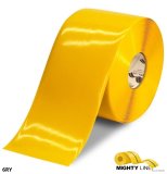 Mighty Line 6 in YELLOW Solid Color Tape - 100 ft Roll