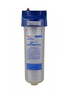 3M™ Aqua-Pure™ AP100 Series Whole House Water Filter Housing AP11T, 5529902, Standard, 1 High, Transparent Plastic, 4/Case