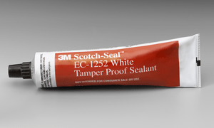 3M 1252 Scotch-Seal Tamper Proof Sealant White, 5 oz Tube, 36 per case