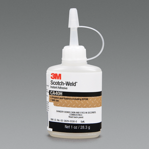 3M CA40H Scotch-Weld Instant Adhesive Clear, 1 fl oz, 12 per case