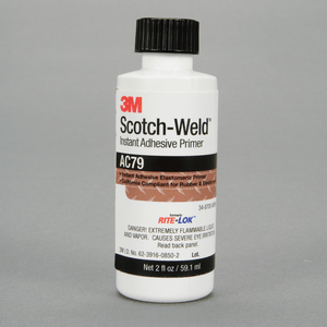 3M AC79 Scotch-Weld Instant Adhesive Primer, 2 Fl Oz/59.1 mL, 10 per case