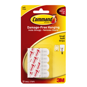 Pack-n-Tape  3M 17022 Command Small Refill Strips - Pack-n-Tape