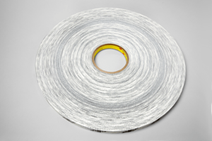 3M 9925XL Double Coated Tape Extended Liner Off-white Translucent, 1/2 in x 750 yd 2.5 mil, 12 per case Bulk