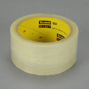 3M 353 Scotch Box Sealing Tape Clear, 72 mm x 50 m