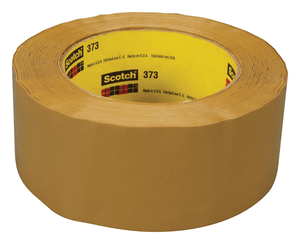 3M 373 IW Scotch High Performance Box Sealing Tape 373 Tan, 72 mm x 50 m, 24 Individually Wrapped Rolls Per Case, Conveniently Packaged