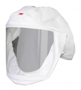 3M S-133S-5 Versaflo Headcover with Integrated Head Suspension, White, Small/Medium, 5/case