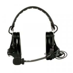 3M™ PELTOR™ SwatTac™ V Headset MT20H682FB-47 SV, Foldable, Single Lead, Standard Dynamic Mic, NATO Wiring, Black