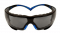 3M™ SecureFit™ Safety Glasses SF402SGAF-BLU-F, Blue/Gray, Gray Scotchgard™ Anti-fog Lens, Foam Gasket, 20 EA/Case